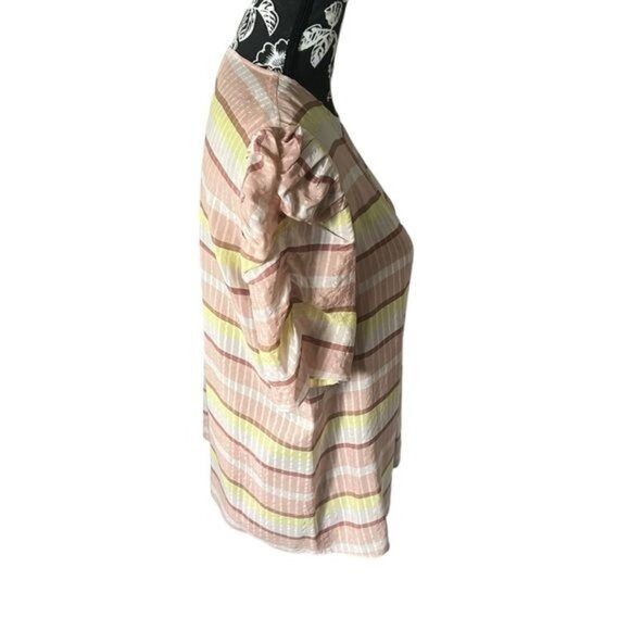 Sezane Coralie Shirt Top Blouse Women’s Striped Size 36 - Picture 2 of 6